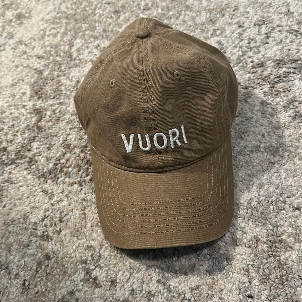 Vuori Army Green Hat never worn brand new without tags
